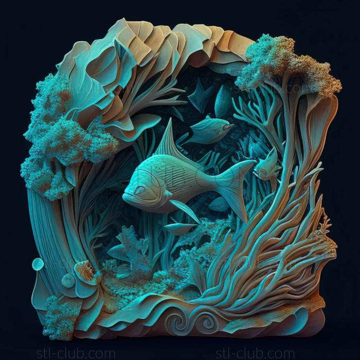 3D model underwater (STL)